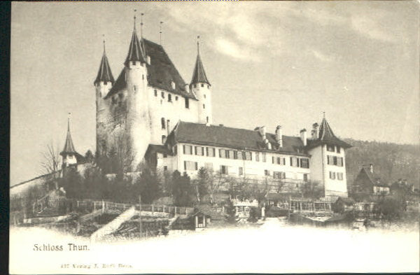 10550288 Thun BE Schloss Thun  ungelaufen ca. 1900 Thun