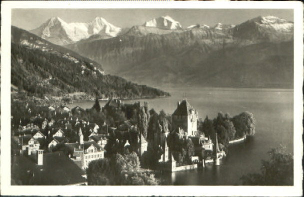 10550471 Oberhofen Thunersee Oberhofen  x 1935 Oberhofen am Thunersee