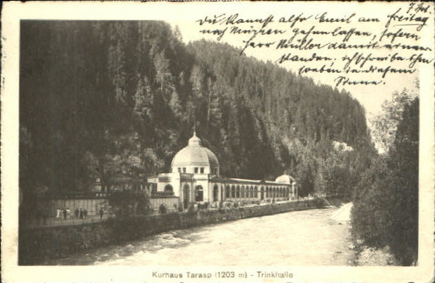 10550677 Tarasp Tarasp Kurhaus Halle x 1917 Tarasp