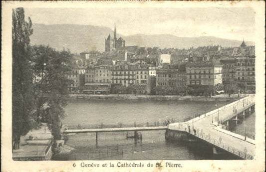 10550744 Genève GE Genève Cathédrale x 1919 Genève