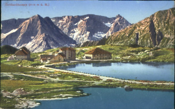 10550784 Gotthardpass Gotthardhospiz  x 1929 St Gotthard