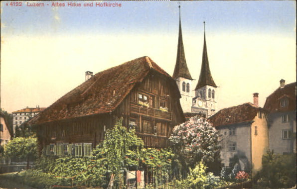 10550859 Luzern LU Luzern Kirche x 1915 Luzern