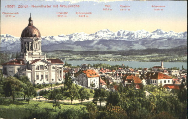 10550910 Zuerich Zuerich Muenster Église inutilisée environ 1920 Zuerich