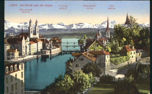 10550914 Zuerich ZH Anciennes Alpes zurichoises inutilisées environ 1920 Zuerich