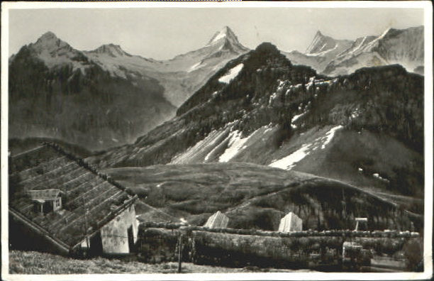 10551001 Grindelwald Faulhorn Wetterhorn  x 1934 Grindelwald