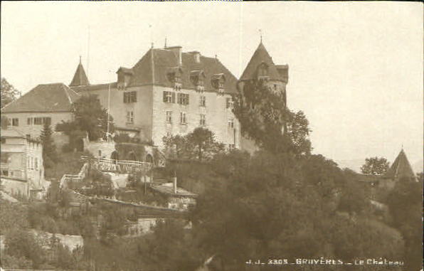 10551110 Gruyeres FR Chateau ungelaufen ca. 1930 Gruyeres