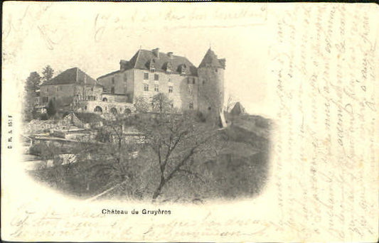 10551114 Gruyeres FR Chateau x 1907 Gruyeres