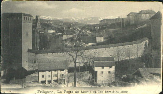 10551146 Fribourg FR Fribourg Porte de Morat Fortifications x 1904 Fribourg