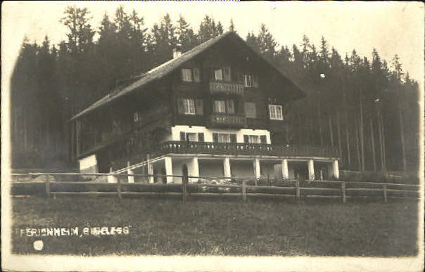 10551172 Riggisberg gestempelt Riggisberg Ferienheim Eidelzeg x 1926 Riggisberg