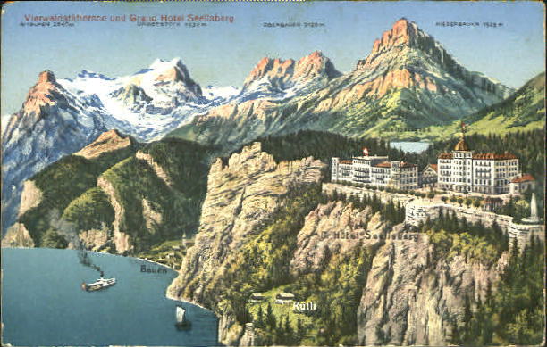 10551182 Vierwaldstaettersee SZ Vierwaldstaettersee Hotel Seelisberg ungelaufen