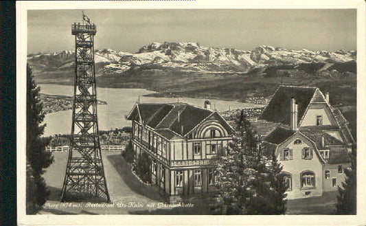 10551240 Uetliberg Zurich Uetliberg Restaurant Glaernischkette x 1931 Uetliberg