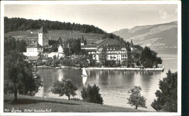 10551353 Spiez BE Spiez Hotel x 1949 Spiez