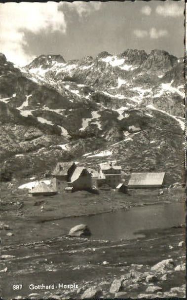 10551452 St Gotthard Gotthard Hospiz ungelaufen ca. 1930 St Gotthard