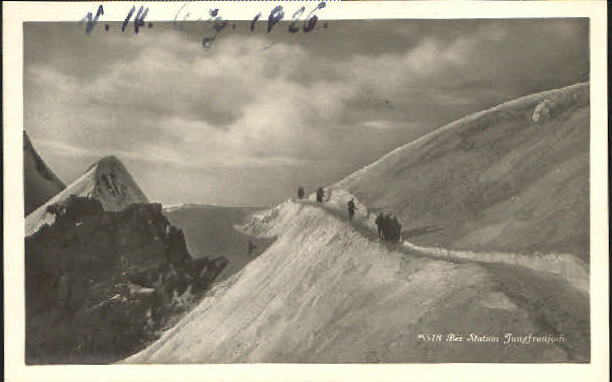 10551964 Jungfraujoch Jungfraujoch  o 1926 Jungfraujoch