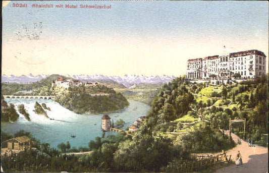 10552005 Schaffhausen SH Rheinfall Hotel x 1912 Schaffhausen