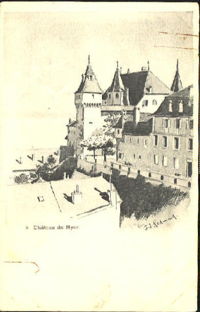 10552029 Nyon VD Chateau de Nyon  ungelaufen ca. 1900 Nyon