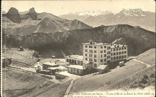 10552045 Rochers de Naye Rochers de Naye Hotel ungelaufen ca. 1910 Rochers de Na