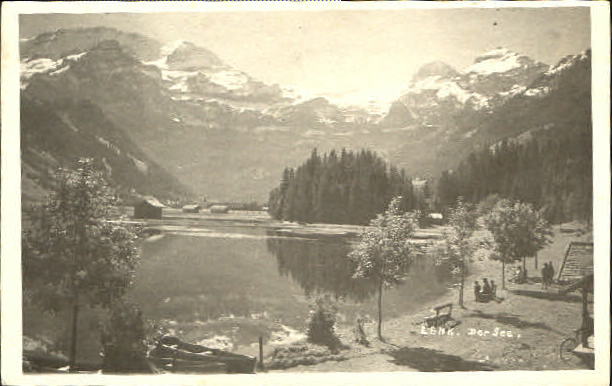 10552089 Lenk Simmental Lenk See ungelaufen ca. 1930 Lenk im Simmental