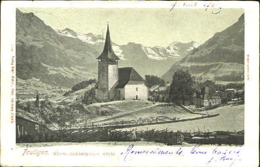 10552156 Frutigen Frutigen Kirche  x 1907