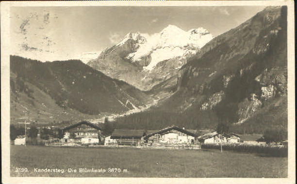 10552196 Kandersteg BE Kandersteg  x 1924 Kandersteg