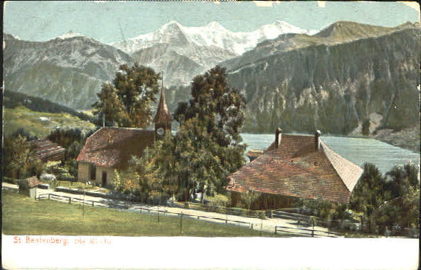 10552286 Beatenberg Kirche ungelaufen ca. 1910 Beatenberg