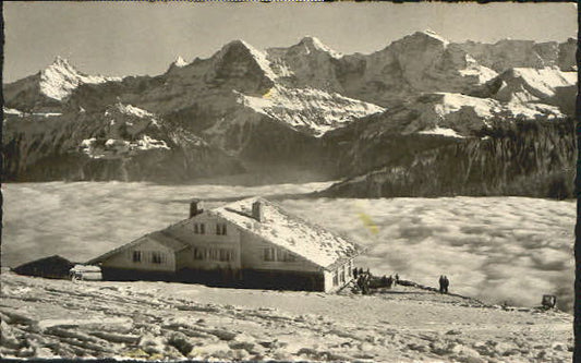 10552294 Niederhorn Niederhorn Hotel Berghaus x 1949 Niederhorn