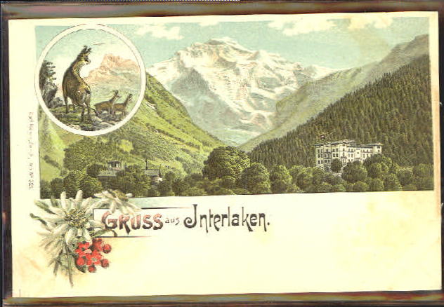 10552652 Interlaken BE Interlaken  ungelaufen ca. 1900 Interlaken