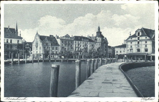 10552662 Rorschach Bodensee Rorschach Hafen ungelaufen ca. 1930 Rorschach