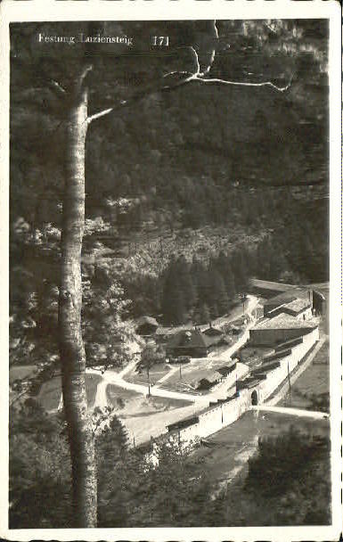 10552676 Luziensteig Luziensteig Festung Feldpost x 1939 Flaesch