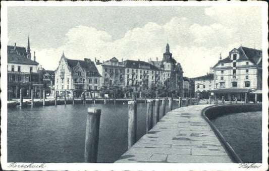 10552858 Rorschach Bodensee Rorschach Hafen ungelaufen ca. 1930 Rorschach