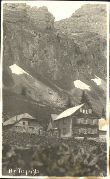 10552917 Walenstadt Alp Tschingla Wallenstadtberg x 1921 Walenstadt