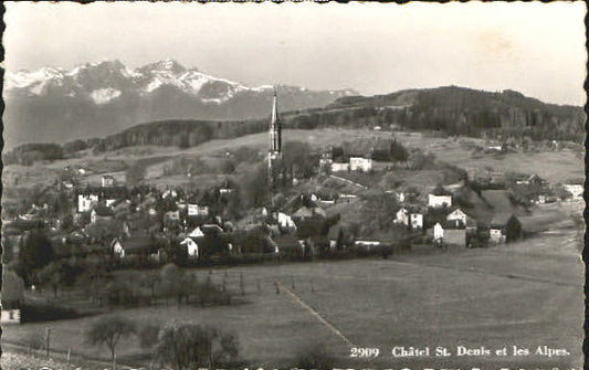 10553050 Chatel-St Denis Feldpost x 1943 chatel-St-Denis