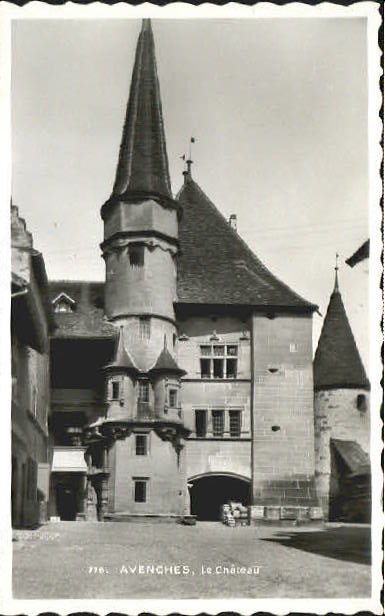 10553481 Avenches Avenches Le Chateau ungelaufen ca. 1930 Avenches