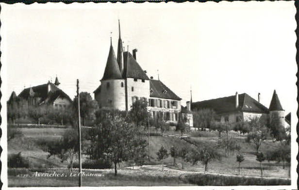 10553482 Avenches Avenches Le Chateau ungelaufen ca. 1930 Avenches