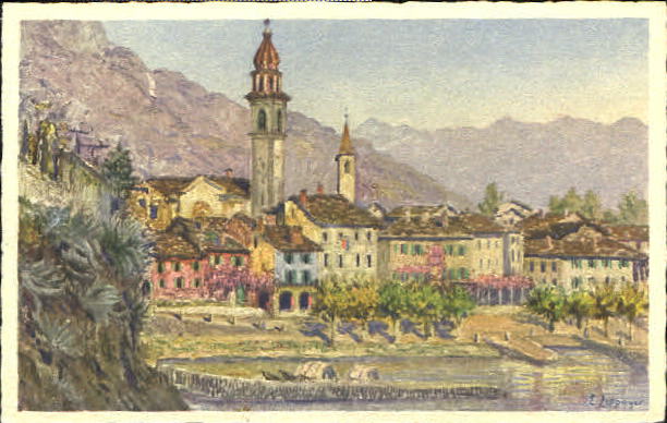 10553581 Ascona TI Ascona KuenstlerE. Zuppinger inutilisé vers 1920 Ascona