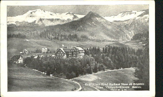 10553826 Stoos SZ Hoch-Alpen Hotel Kurhaus x 1940 Stoos SZ