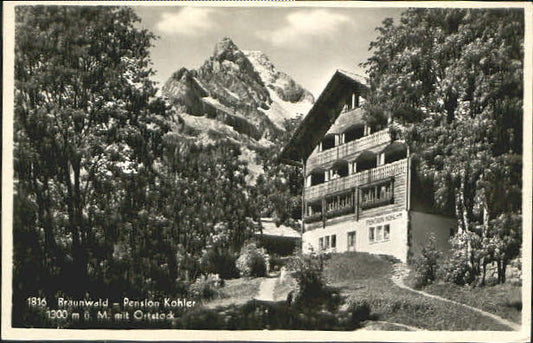 10553849 Braunwald GL Braunwald Pension x 1940 Braunwald