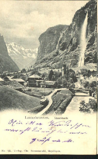 10554303 Lauterbrunnen BE Lauterbrunnen Bach x 1904 Lauterbrunnen