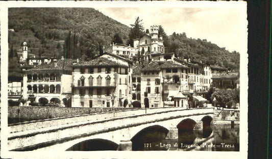 10554349 Ponte Tresa Ponte-Tresa Lago Lugano ungelaufen ca. 1930 Ponte Tresa