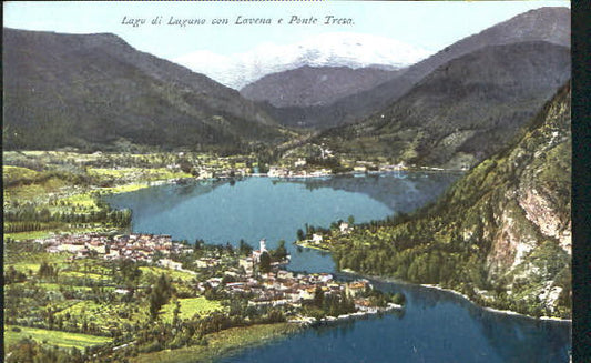 10554456 Ponte Tresa Ponte-Tresa Lago Lugano ungelaufen ca. 1910 Ponte Tresa