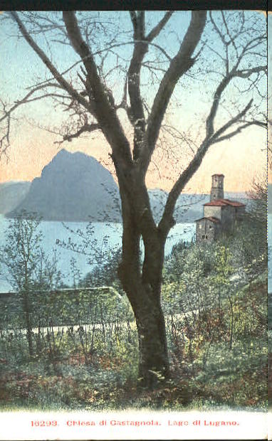 10554457 Castagnola Castagnola Kirche Lago Lugano x 1908