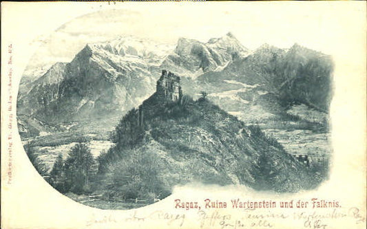 10554863 Bad Ragaz Ragaz Ruine Wartenstein x 1900 Bad Ragaz