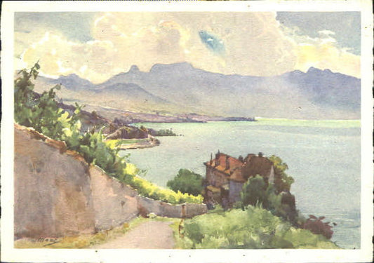 10555110 St Saphorin Lavaux Chateau de Glerolles ungelaufen ca. 1930 St-Saphorin