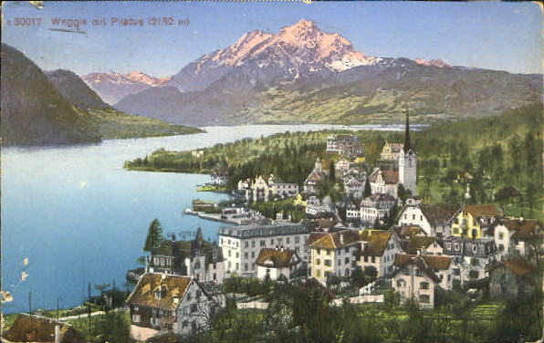 10555164 Weggis Vierwaldstaettersee Weggis  x 1917 Weggis