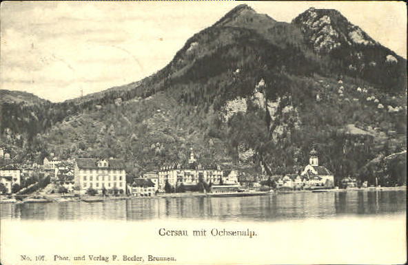 10555165 Gersau Vierwaldstaettersee Gersau  x 1907 Gersau