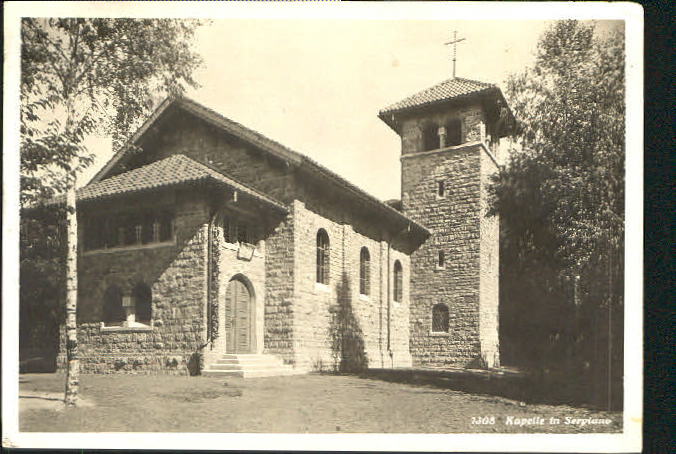 10555592 Serpiano_Lugano_TI Serpiano Kapelle x 1940