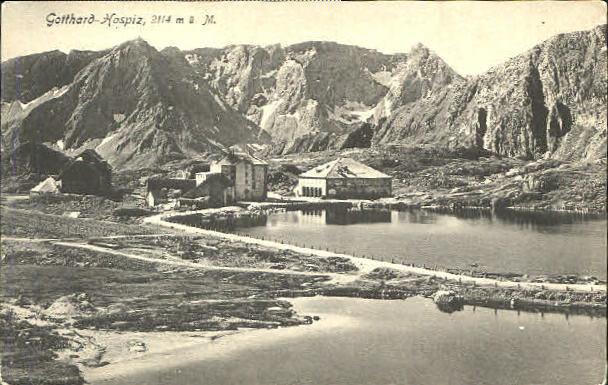 10556083 Gotthardpass Gotthard-Hospiz ungelaufen ca. 1910 St Gotthard