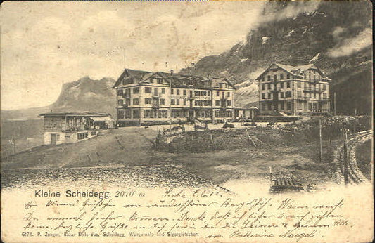 10556123 Kleine Scheidegg Interlaken Kleine Scheidegg  x 1901 Kleine Scheidegg