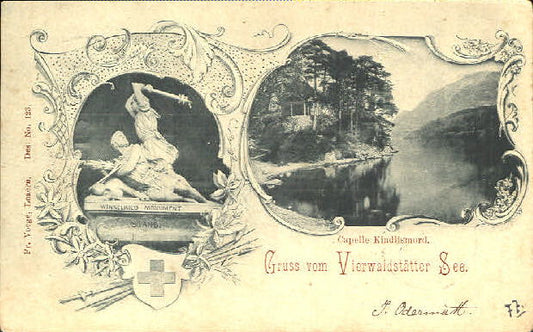 10556196 Vierwaldstaettersee SZ Vierwaldstaettersee Kapelle x 1899 Brunnen