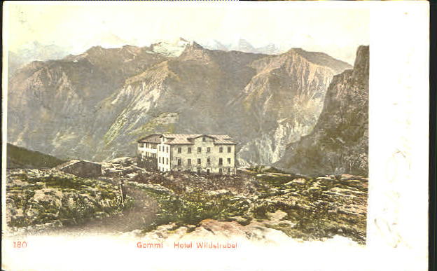 10556209 Gemmipass Wallis Gemmi Hotel Wildstrubel x 1902 Gemmipass  Wallis